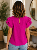 The Uptown Girl Top (Electric Pink)!