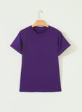 The Everyday Essential Relaxed Tee in Dark Purple! (In stock!)