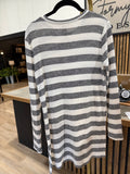 The Heather Stripe Ribbed Tunic! (In stock!)