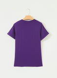 The Everyday Essential Relaxed Tee in Dark Purple! (In stock!)