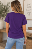 The Everyday Essential Relaxed Tee in Dark Purple! (In stock!)