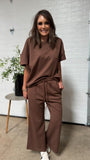 NEW ‘The Beckham’ Textured 2-Piece Set! (Brown)