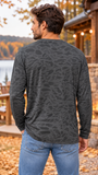 Long Sleeve Go To Tee - Black Camo