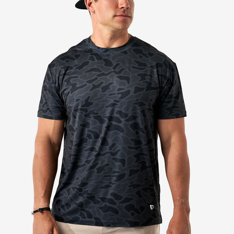 Go To Tee - Black Camo