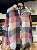 The Blushing Plaid Button-Up! (In stock!)