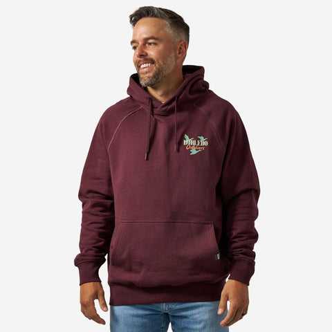 Fleece Hoodie - Field Companion - Maroon