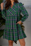 The Evergreen Plaid Holiday Dress!