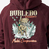 Fleece Hoodie - Field Companion - Maroon