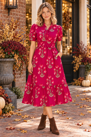 The Rosalie Floral Maxi! (In stock!)