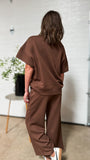 NEW ‘The Beckham’ Textured 2-Piece Set! (Brown)