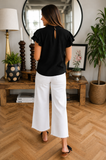 The Uptown Girl Top (Black)!