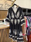 The Black & Ivory Statement Dress! (In stock!)