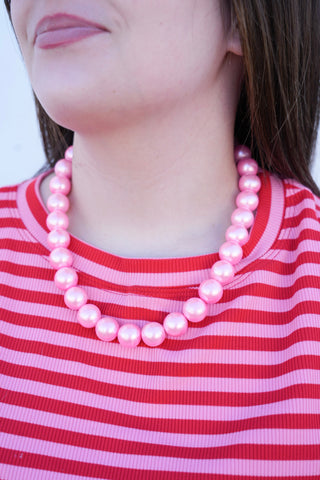 Bubble gum necklace