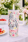 He Is Risen Floral Tumbler!