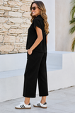 ‘The Beckham’ Textured 2 Piece Set in Black! (In stock!)