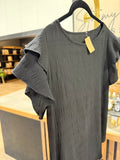 The Little Black Ruffle Top! (In stock!)