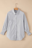 The Black & White Boyfriend Button-Up! (In stock!)