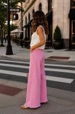 The Edge Appeal Wide Leg Stud Jeans (PINK!)