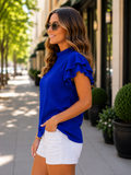 The Uptown Girl Top (Royal Blue)!