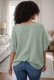 Santorini Breeze Textured Blouse!