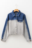 The Double Take Colorblock Denim Jacket! (In stock!)