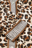 The Savannah Leopard + Stripe Dress!