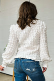 NEW The Sidney Puff-Crinkle Top (White)!