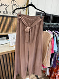 The Mocha Moment Tie-Waist Pants! (In stock!)