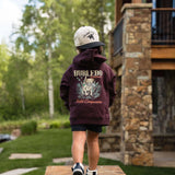 Youth Athletic Hoodie - Field Companion - Maroon