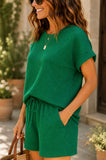 The Beckham Shorts Set in Kelly Green!