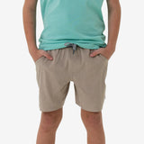 Youth Athletic Short - Heather Khaki - Venado Camo Liner
