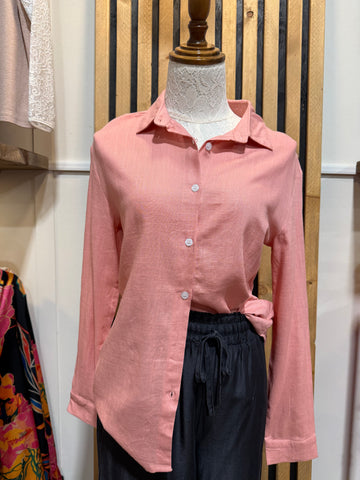The Rosé Button-Up! (In stock!)