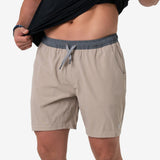 Athletic Short - Heather Khaki - Venado Camo Liner