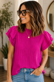 The Uptown Girl Top (Electric Pink)!