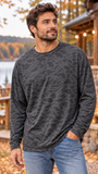 Long Sleeve Go To Tee - Black Camo