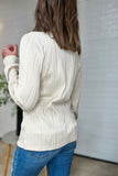 NEW Monticello LONG SLEEVE Textured Top! (Almond)