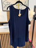 The Navy Everyday Layering Tank! (In stock!)
