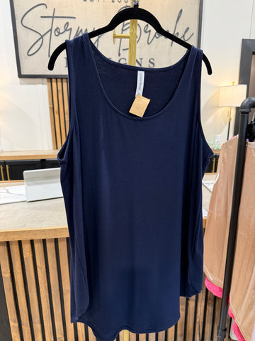 The Navy Everyday Layering Tank! (In stock!)