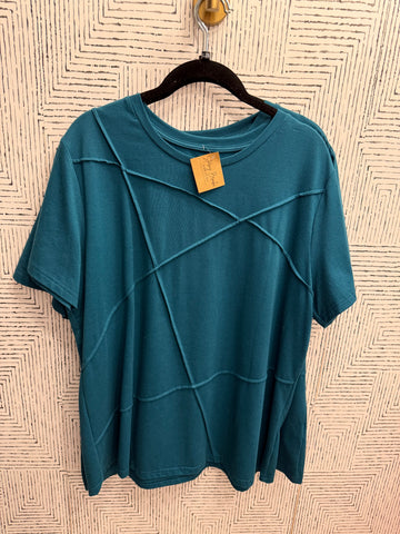 The Teal Take It Easy Top! (In stock!)