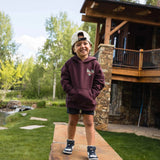Youth Athletic Hoodie - Field Companion - Maroon