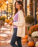 The Purple Stripe Sweater Tank! (In stock!)