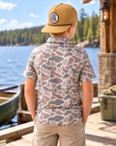 Youth Performance Polo - Classic Deer Camo