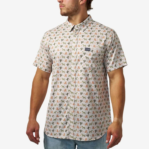 Performance Button Up - Mallard Duck Dog