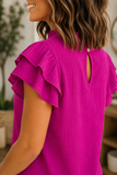 The Uptown Girl Top (Electric Pink)!
