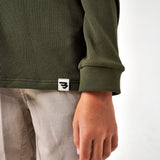 Youth Thermal Hoodie - Mallard Green