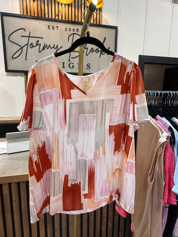 The Painted Sunset Top! (In stock!)