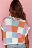NEW Oaklyn Check Top! (Blue, Pink, Orange)