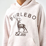 Youth Athletic Hoodie - Whitetail Deer - Heather Oatmeal