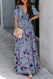 The Sky Blue Floral Maxi! (In stock!)