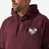 Fleece Hoodie - Field Companion - Maroon